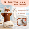 Reaccon Puppet Raccoon Cat Wrestling Glove Puppet with Removable Bell and Pouches for ...