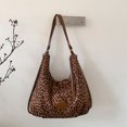 thumbnail image 3 of HUISZJ Faux Suede Crescent Crossbody Bag, Adjustable Shoulder Strap Crossbody, Faux Suede Underarm Bag for Women Travel Work (Brown), 3 of 10