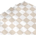 thumbnail image 5 of Checkered Shower Curtain, Beige Shower Curtains for Bathroom, Cute Retro Neutral Checkerboard Shower Curtain Vintage Aesthetic, Machine Washable Fabric Shower Curtain, 72''''x72'''', 5 of 6