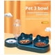 thumbnail image 3 of para Mascotas con Bebedero, Diseño , Juego de Inclinados para Agua y Comida con Botella de Agua por Gravedad para Proteger el Cuello., 3 of 8