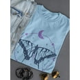 thumbnail image 3 of Lunar Butterfly T-Shirt Women -Smartprints Designs, Female x-Large, 3 of 4