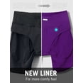 thumbnail image 4 of BALEAF Womens' 7 Inches Long Running Shorts Back Zipper Pocketed Athletic Active Exercise Shorts with Liner Purple Size M, 4 of 6