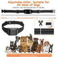 thumbnail image 6 of Wireless Dog Fence System TeqHome Remote Dog Training Collar IPX6 Waterproof Receiver with 4 Channels Rechargeable Transmitter System for All Dogs, 6 of 12