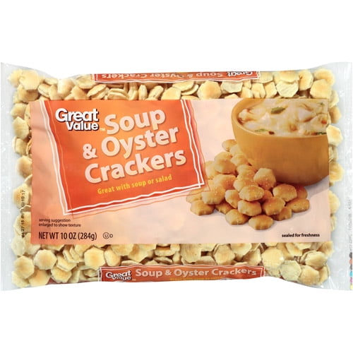 Great Value Soup & Oyster Crackers, 10 Oz.