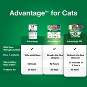Advantage Topical Flea Treatment & Prevention For Large Cats Over 9 lbs. (2 Count)