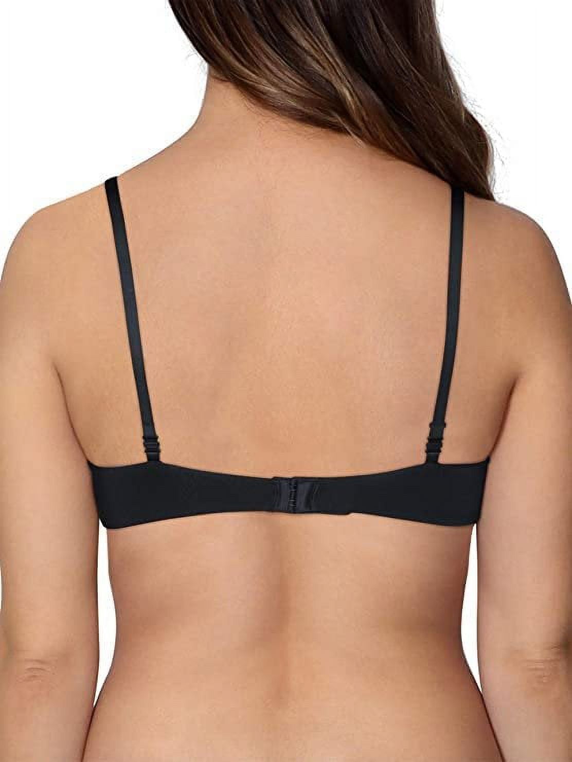Fruit of the Loom Women's Breathable Cami Bra with Convertible Straps  2-Pack, Black, 34DD 