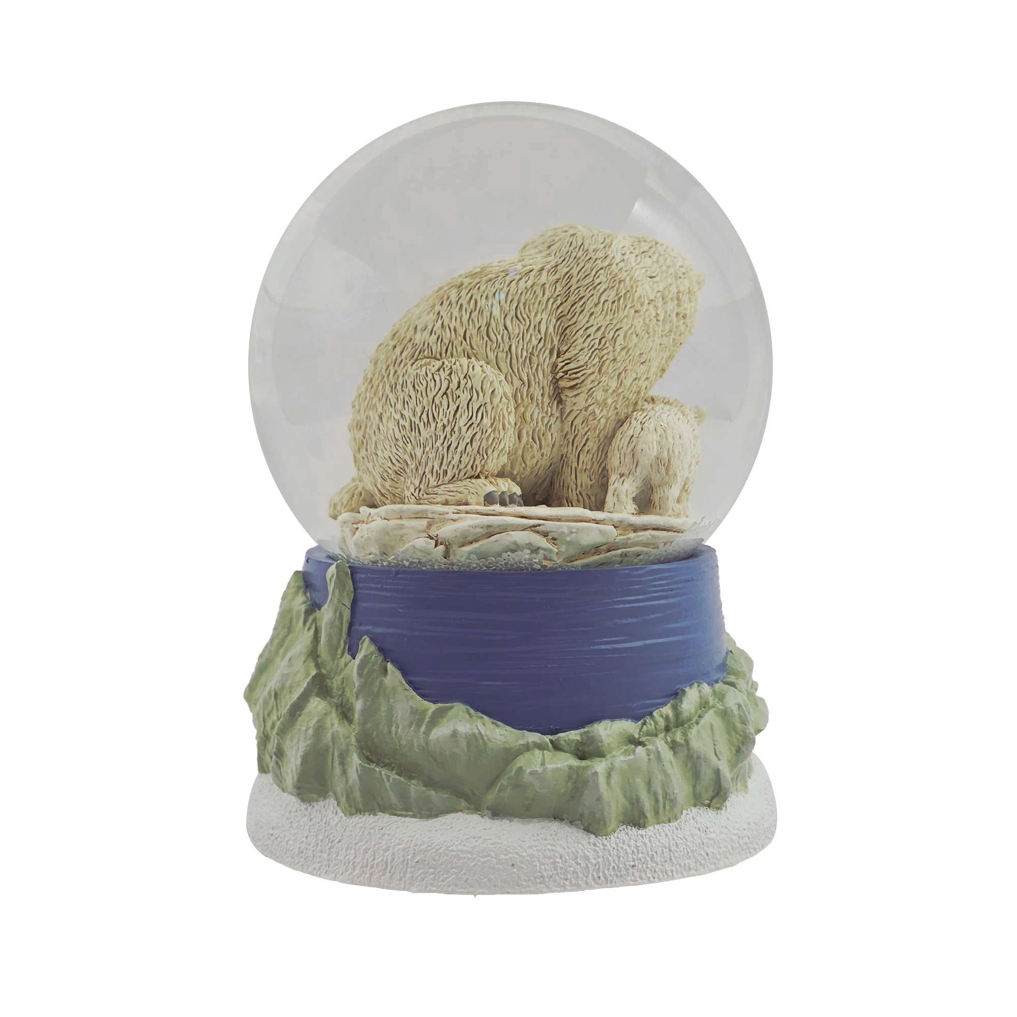 Polar Bear Family Musical Christmas Snow Globe, Multicolor, 5.6", by Holiday Time