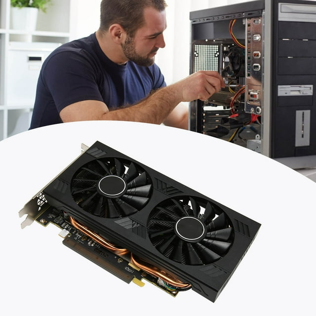 Tarjeta Gráfica De Computadora, Material PCB Tarjeta Gráfica Para Juegos 256 Bit RX580 8GB GDDR5 PCI Express 3.0 X16 Para Empresas