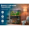 thumbnail image 3 of Fish Tank Stand for 55-75 Gallon Aquariums with Power Outlet - 3-Tier Storage Shelf for Aquarium/Turtle/Reptile Terrarium - 49.2 x 17.7 in Top - Black, 3 of 8