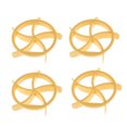thumbnail image 2 of TIMIFIS Bread Mold 4Pcs Cutter Dough Press Homemade Bread Rolls Molds Baking Kitchen Gadgets, 2 of 8