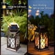 thumbnail image 2 of 1/2PCS Solar Lantern, Flickering Flame-less Candle LED Light, Garden Hanging Decoration, for Courtyard and Party Decoration, 2 of 2