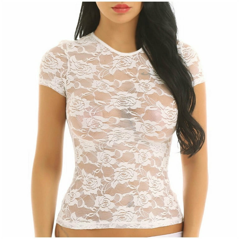 Woman Clothing European And American Hot Models Lace Sexy Tube Top See  Through Shirt Base Women Underwear Women Bra L220726 From Sihuai10, $14.61