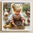 thumbnail image 3 of 5D DIY Kit para Niña Del Arte Artesanal 30x30cm, 3 of 9