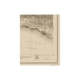 thumbnail image 2 of Topographical Map - Santa Barbara California Quad - USGS 1903 - Vintage Wall Art, 2 of 4