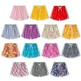 thumbnail image 6 of Gyratedream Baby Girls Running Athletic Cotton Shorts Kids Workout Fashion Summer Beach Sports Shorts Pants Casual Pants, 6 of 6