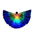 thumbnail image 2 of Fiudx Poncho con Alas Led, Diseño de Luces de Colores, Bajo Voltaje Seguro, Varilla Telescópica Opcional, Disfraz de Halloween, Fiesta de Navidad, Actuación Escénica, Tamaño 43 X 86 Pulgadas, 2 of 6