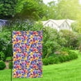 thumbnail image 4 of Sigee The Garden Tricolor Pansy Flower Printed Flag12.5 * 18in Outdoor Yard Flags For Garden Decor, 4 of 9