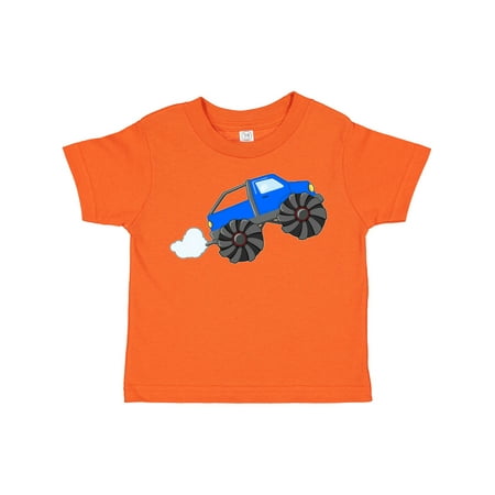 

Inktastic Blue Monster Truck Action Gift Toddler Boy or Toddler Girl T-Shirt