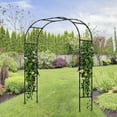 thumbnail image 5 of Ataucjin Garden Arbor, Wedding Arch Garden Trellis, Metal Garden Arch for Wedding Ceremony Party Plant Climbing Rose Vines Lawn Patio, 5 of 6