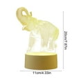 thumbnail image 3 of Euaioeiu LED Night Light USB Powered Acrylic Desk Lamp with Colorful Patterns, Warm White Glow for Bedroom Decor, Home Office, Gifts, 4.3x4.3x7.9 Inches, 3 of 6