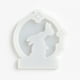 thumbnail image 2 of Portavelas Decorativos Circulares con Conejos Besando Mariposas | Ideales para Decoración Del Hogar, Mesas y Repisas | Reutilizables y Fáciles de Usar | Fabricados En Silicona Duradera | 1 Unidad, 2 of 7