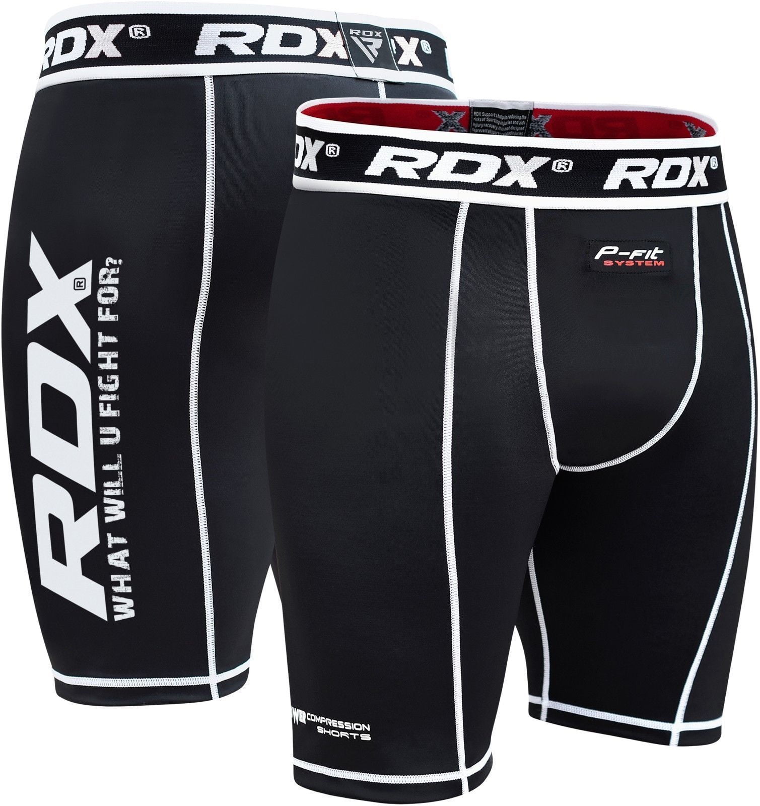 RDX MMA Pantaloncini Fitness Compressione Shorts Strato Base Corsa Jogging I 