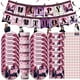 thumbnail image 2 of Juego de vajilla de decoración para fiesta de cumpleaños, telón de fondo de estrella de Super estrellas, color negro y rosa, suministros para Baby Shower, 2 of 4