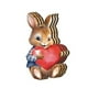 thumbnail image 1 of Decoraciones retro de Pascua de madera Conejo de madera hueco Granja rural Decoraciones de Pascua para el hogar Adecuado para la decoración de árboles, fiestas familiares, 1 of 6
