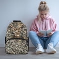 thumbnail image 2 of Uorisanigo 17 Inch Camo Deer Print School Backpack for Kids, Lightweight Durable Bookbag for Kindergarten and Elementary, Adjustable Straps and Side Water Bottle Pocket, 2 of 7