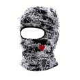 thumbnail image 3 of Distressed Solid Color Balaclava Mask Windproof, Breathable, Comfortable for Casual Style, Motorcycle, Skiing, and More For Wome, 3 of 4