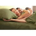 thumbnail image 7 of CGK Linens 100% Cotton 400 Thread Count Pillowcases Set of 2 - King Size Breathable & Soft Sateen Pillow Covers, Sage Green, 7 of 7
