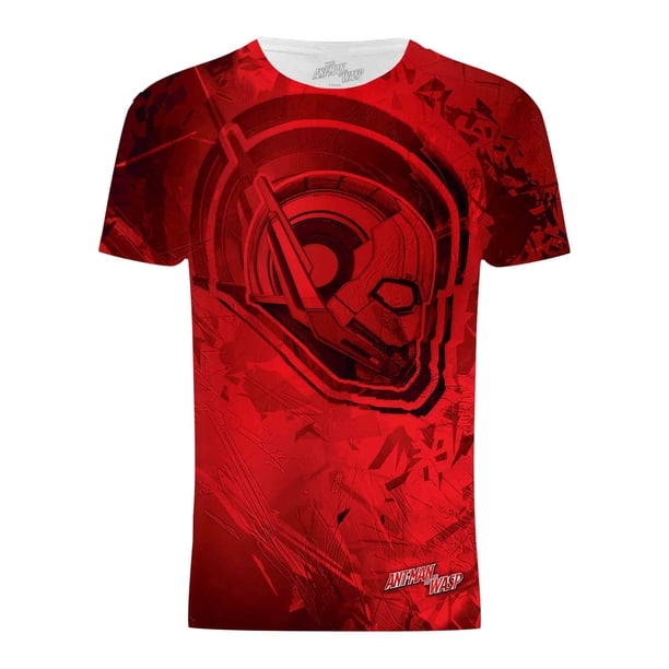 Ant-Man And The Wasp - Camiseta con diseño de casco de Ant-Man (Rojo)