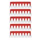 thumbnail image 4 of Tira de Terminales Tipo Horquilla de 10 Uds Tira de Terminales de Bloque de Puente Ignífugo de 3 Tamaños de 400V 15A para Alimentación de la Industria de Electrodomésticos, 4 of 8