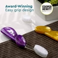 thumbnail image 2 of RADIUS Big Brush BPA Free & ADA Accepted Toothbrush Designed to Improve Gum Health & Reduce Gum Issues - Right Hand - Midnight Sky/ Marble/ Soda Pop Eco Grind - Pack of 3, 2 of 6