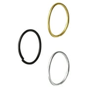 20g Assorted Nose Rings and Studs, 6-Pack