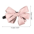 thumbnail image 2 of 1 Pc Lace Hair Claws Lace Bow Hair Clips Large Pink Bowknot Hair Clips Hair Accessories for Girls Women, 2 of 7