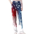 thumbnail image 5 of 250th Anniversary Pajama Bottoms for Women Patriotic Graphic Lounge Long Pj Pants 4th of July Holiday Relaxed Fit Comfy Pants, 5 of 7