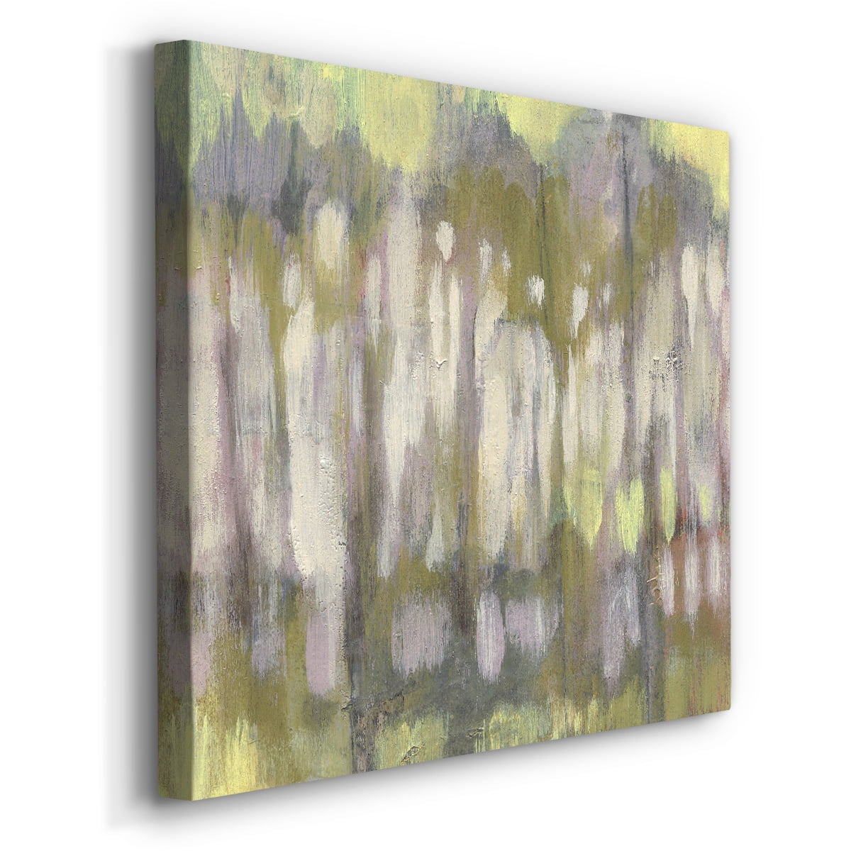 Wexford Home Stained Glass Trees I-Premium Gallery Wrapped Canvas, 32" x 32" - Ready to Hang