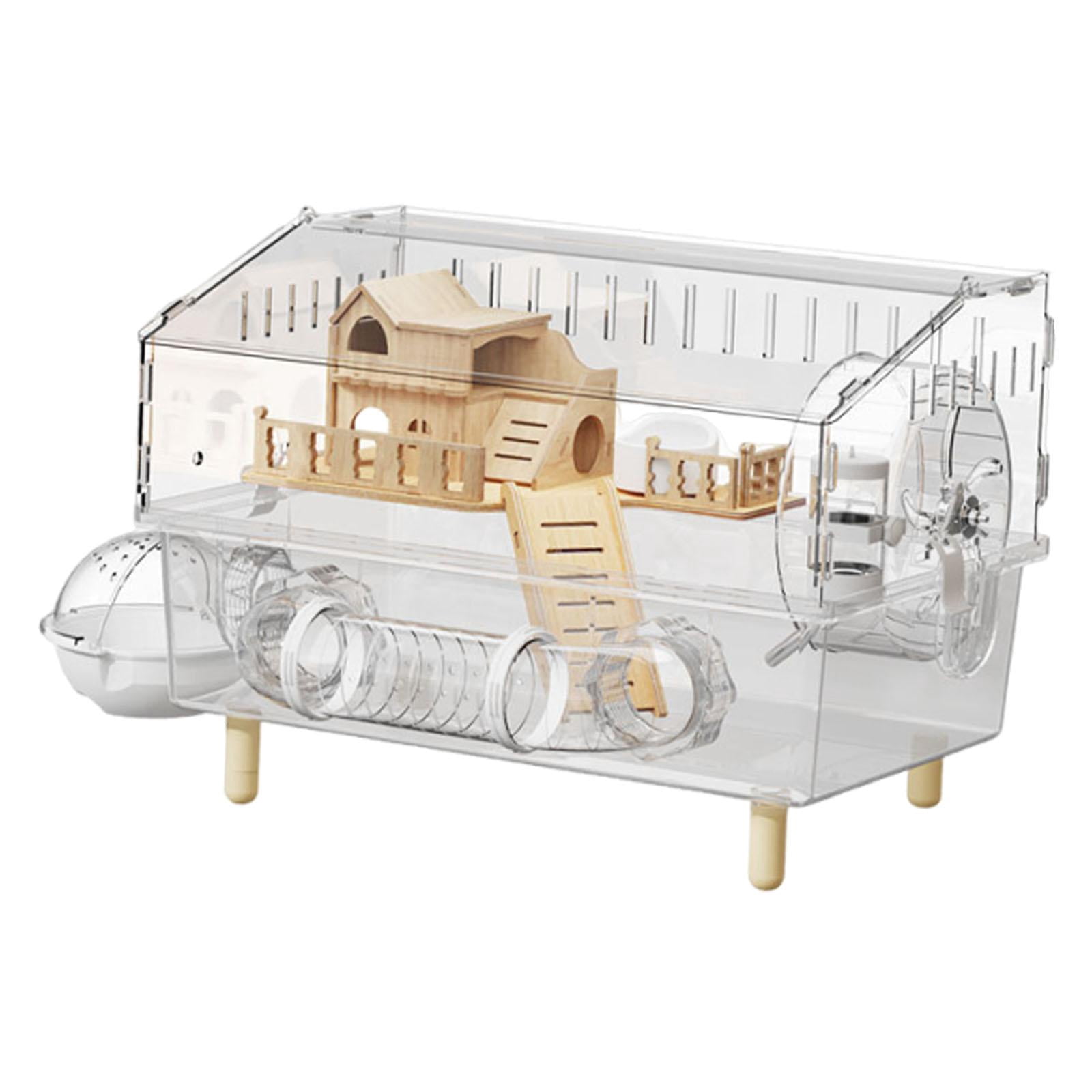 Bvdfgk Large Hamster Cage Exercise Playing House for Bunny Sugar Glider Guinea Pigs