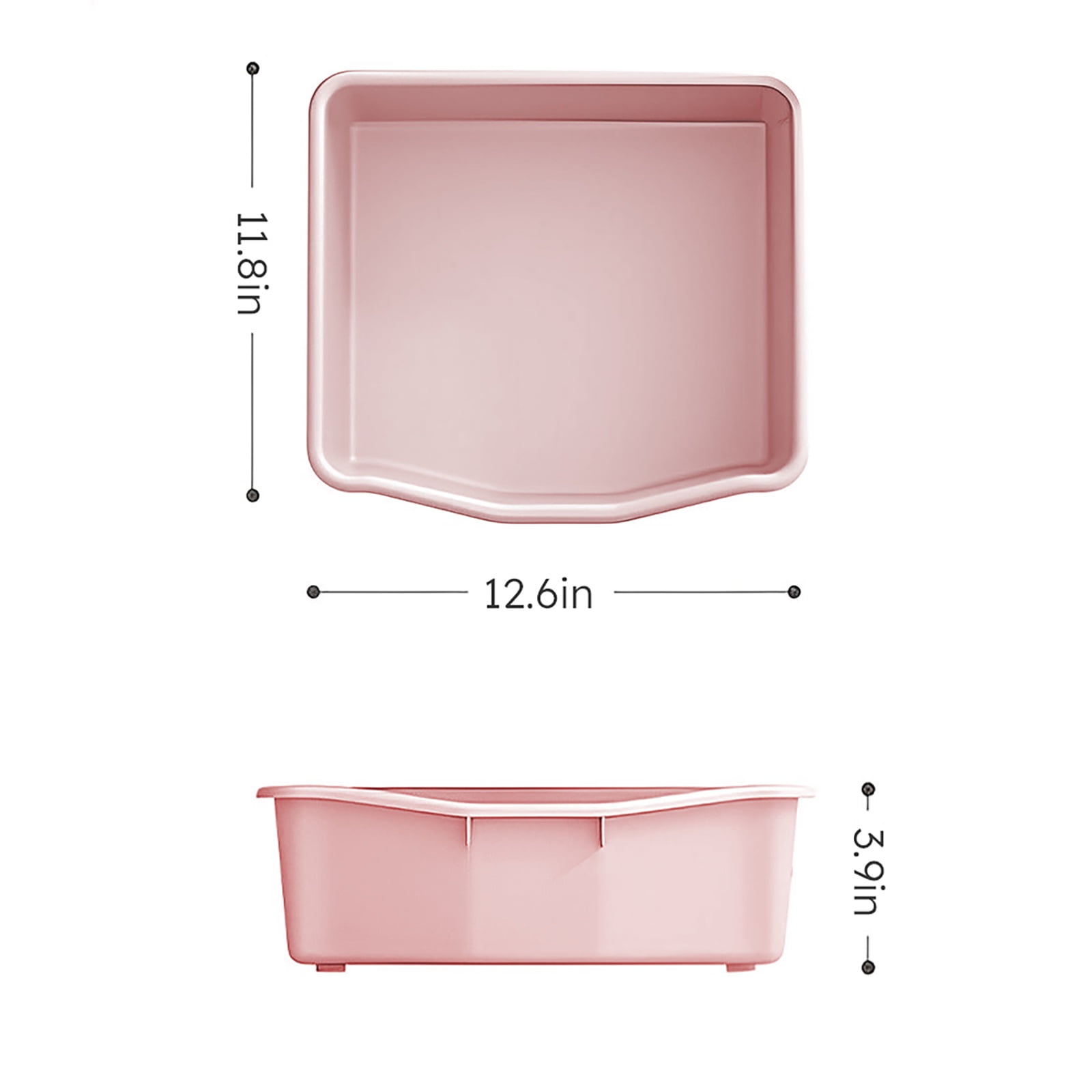 PORKISS Kids Toy Organization Bookcase with 6 Bins, Multi-functional Nursery Storage Organizer Bookshelf with HDPE Shelf for Children's Room Playroom, Pink
