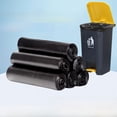 thumbnail image 4 of Bolsas de basura de protección ambiental negras planas 15L20L25L30L50L60L bolsas de plástico para basura de saneamiento al aire libre, 4 of 4