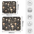 thumbnail image 2 of Ryvnso Jellyfish Pattern Dish Drying Mat for Kitchen Countertop 18x24 Large Dish Pad Drainer Rack Dish Sink Mats, 2 of 7