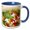 Blue/White, variant on 3drose, Homemade Salad, Cuisine - Na06 Rti0000 - Rob Tilley, 11oz Two-tone Yellow Mug