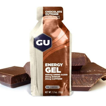 Gu Energy Gel, Chocolate, 24 Ct (Best Gu Energy Gel Flavor)