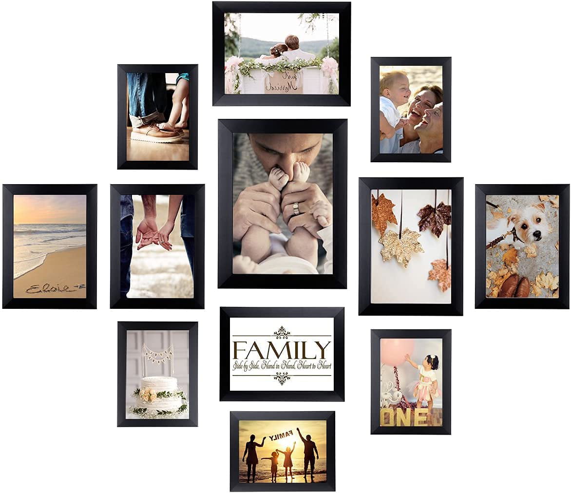 Somerset White Wood Effect Multi Aperture Photo Picture Frame Square UK 