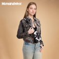 thumbnail image 2 of Bandolera con estampado de vaca Montana West para mujer, 2 of 7