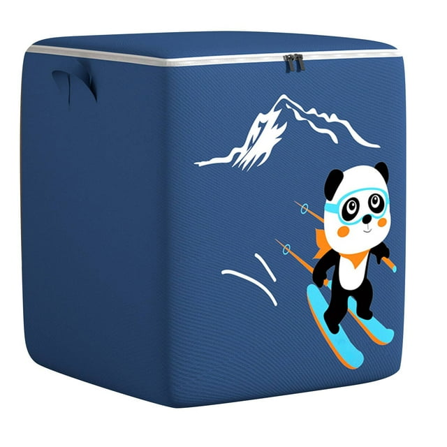 Vaidha Oversized Clothes Quilts Storage Bag Wardrobe Sorting Storage Box Portable Storage Bag Zipper Cup Storage Bag