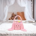 thumbnail image 4 of Tauxra Easter Bunny Basket With Plush Ears Spacious Storage For Egg Hunts Candy And Gift Decor, 4 of 5