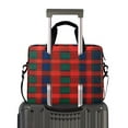 thumbnail image 2 of FORMRS 16" Laptop Bag Carrying Sleeve Case with Handle Travel Shoulder Briefcase, Red and Blue Pattern, 2 of 8