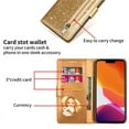 thumbnail image 5 of Fashion Zipper Flip Wallet Glitter Leather Phone Case For iPhone 17 Pro Max 17Air 16E 15 Plus 14 13 Mini 12/12Pro 11 16Promax 15pro Card Slots Protective Cover, 5 of 6